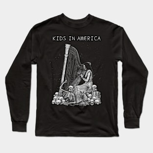 Family Skull Play Kids in America Long Sleeve T-Shirt